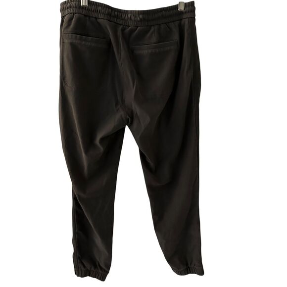 Athleta Dark Grey Drawstring Joggers with Zippered Pockets Size 8P - Picture 2 of 7